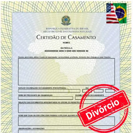 Juramentada - Certidão de Divórcio Inglês
