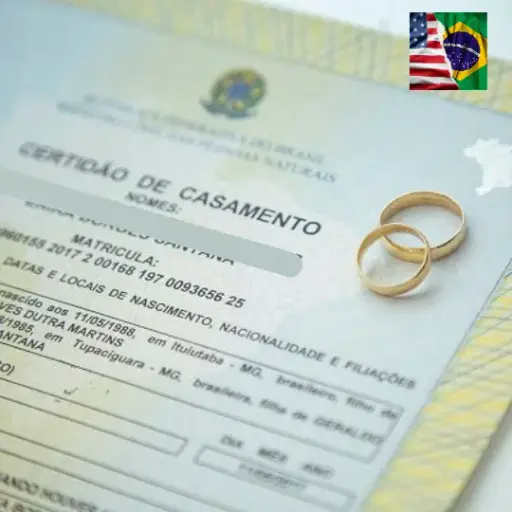 Juramentada - Certidão de Casamento Inglês